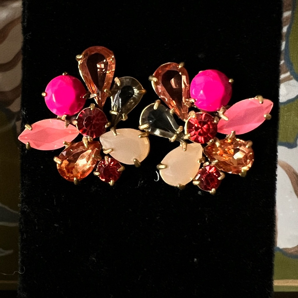 Vintage J.Crew Pierced back earrings